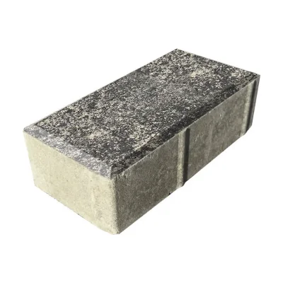 Брусчатка «Кирпич» 200×100×60 мм, Цветовой Микс (лицевой слой)