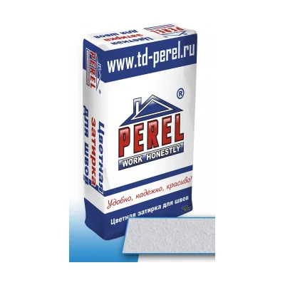 Цветные затирочные смеси Perel RL белый