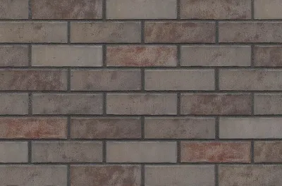 Клинкерная фасадная плитка OLD CASTLE Collection Grey satin (HF49)
